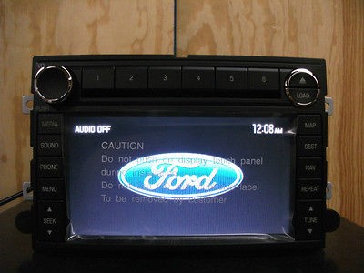 Ford factory GPS navigation 6 disc CD  radio 07 08 09 8F9T 18K931 