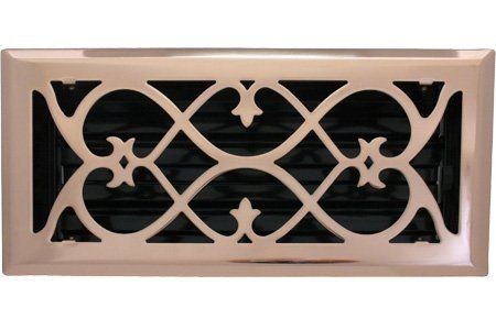 12 Victorian Floor Register / Vent Cover (Six Colors to Choose 