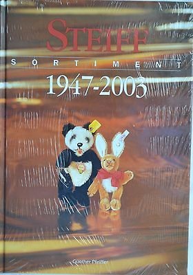 STEIFF REFEREN​CE BOOK SORTIMENT 1947 2003 ENGLISH UND GERMAN NEW IN 