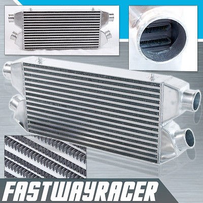   22x11x3 2 In Out Twin Turbo Front Mount Intercooler 2.5 Outlet