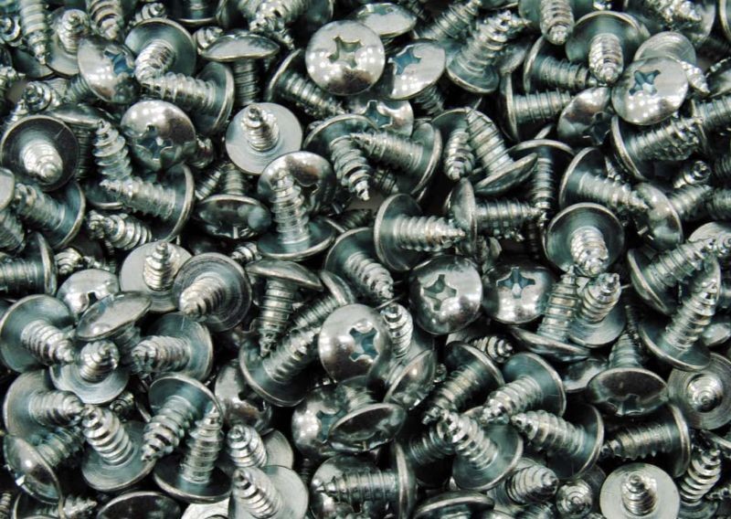 10 x 5/8 Truss Head Sheet Metal Screws Zinc Plated #2 Phillips Dr