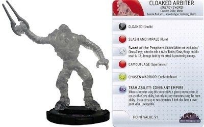 Heroclix 1x x1 Cloaked Arbiter (Energy Sword) Halo 10th Anniversary NM 