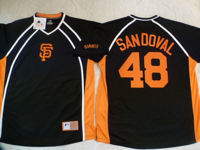 727 MAJESTIC San Francisco Giants PABLO SANDOVAL Pullover Baseball 