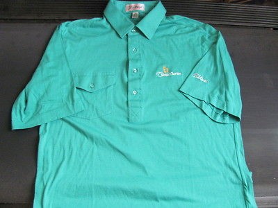 VTG Titleist MIAMI DOLPHINS Colors RETRO WORN vintage Golf POCKET Polo 