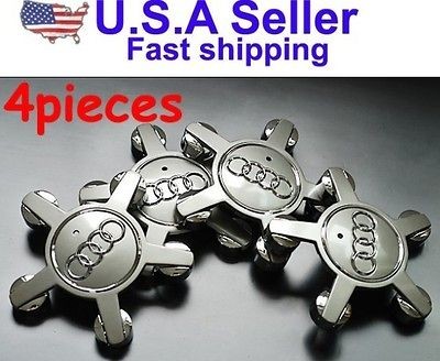 AUDI WHEEL CENTER CAPS FOR A4 S4 S5 A5 A6 S6 S8 Q5 Q7 TT 4F0 601 165 N 