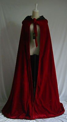 Hooded Cloaks Capes MEDIEVAL Witchcraft Halloween Wedding Shawl Sca 