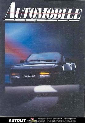 1989 Porsche 944 Turbo 944S2 Sales Brochure