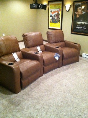 Berkline Leather Movie Home Theater Seats Recliners