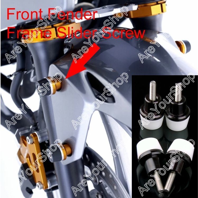   Frame Slider Screw Bolt SUZUKI GSXR TL SV GSF GSX DL B KING Black