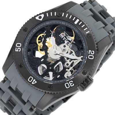 New INVICTA Automatic Mens Watch Skeleton PRE OWNED