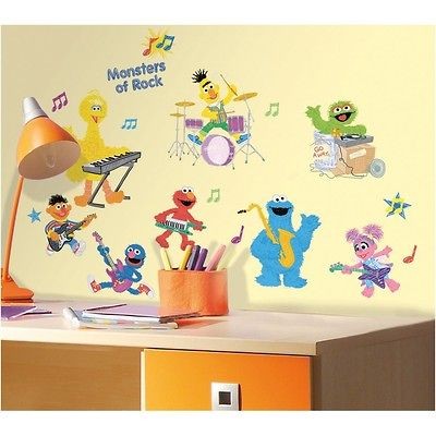   STREET ROCK & ROLL WALL DECALS Kids & Baby Nursery Stickers Decor