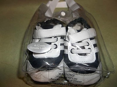 Koala Soft Sole Genuine Leather Baby Shoes 6 12 M Boys Black New 