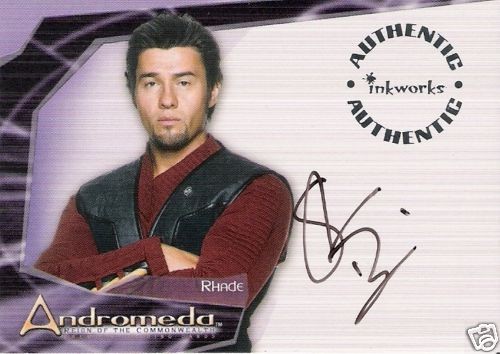 ANDROMEDA ROTC STEVE BACIC AS RHADE AUTOGRAPH A6