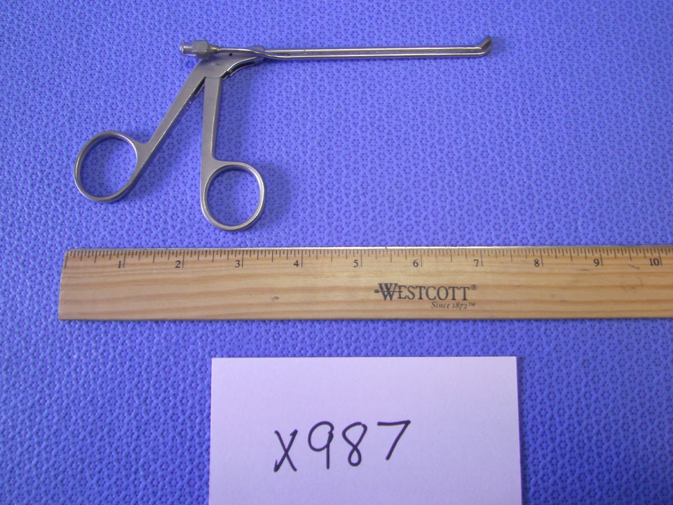 Storz 457001A Blakesley Nasal Forceps 45° Upturned w/ Suction (Size 1 