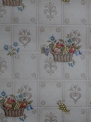 Fruit Baskets Backsplash Vinyl Roll Peel N Stick