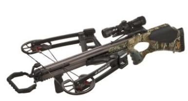 BARNETT VENGEANCE CAMO APG CROSSBOW WITH 3 X 32 SCOPE, QUIVER & 3  22 