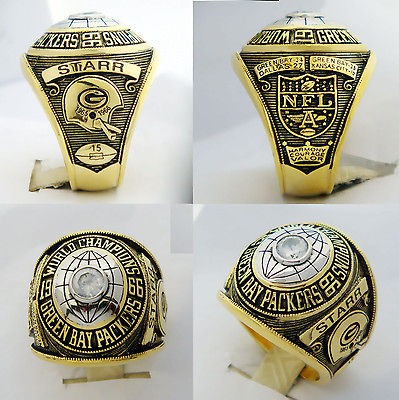   Green Bay Packers Super Bowl I Championship Ring 1967   Bart Starr