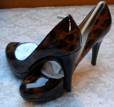 MARC FISHER Shoes, Leopard Print, Sidney Platform Pumps. Sz 8 or 8.5 