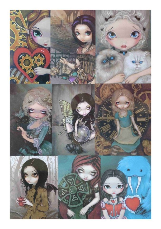 Jasmine Becket Griffith gothic fantasy emo occasion birthday/blank 