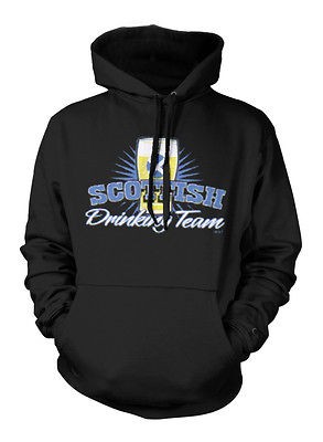 Scottish Drinking Team Sweatshirt Hoodie Scotland Funny Drunk Beer 