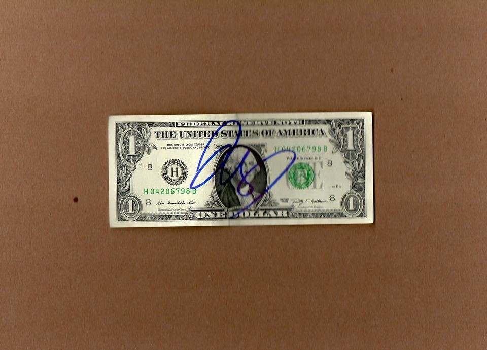 Bella Thorne Signed Auto Autograph Dollar Bill Disneys Shake It Up