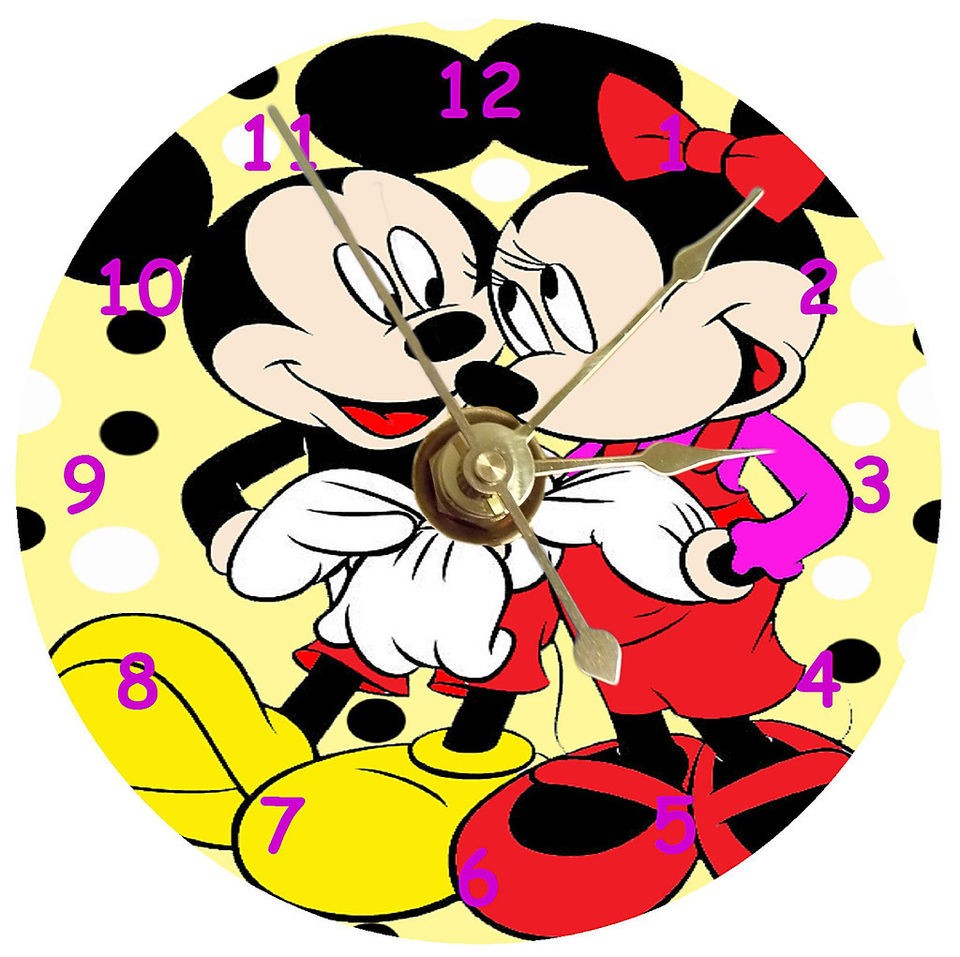 minnie mouse clock in Collectibles