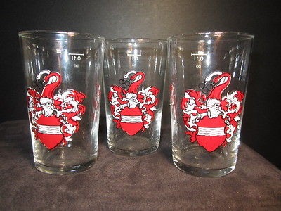 GERMAN BEER SAMPLER TASTING FLAT GLASSES 0.1 L ZELL IM WIESENTAL 3 