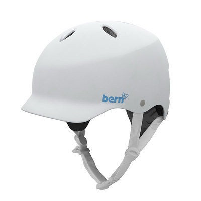 Bern Lenox H2o Ladies Surf Kayak Paddle Wake Helmet Gloss White Medium 