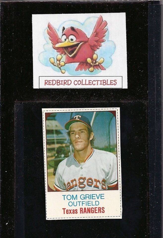 1975 Hostess #38 Tom Grieve RANGERS​  EX/MT MT