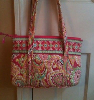 Vera Bradley Little Betsy In Retired Capri Melon  GUC CUTE