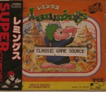 Lemmings PC Engine Turbo Duo CD ROM2 NEW