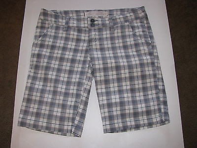 Hollister Bermuda Walking Shorts Plaid Size 1