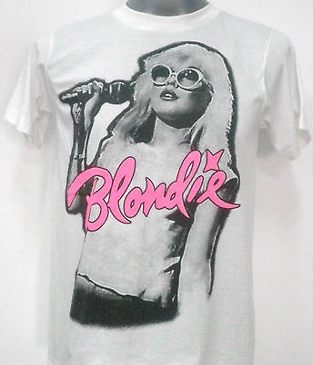 BLONDIE DEBBIE HARRY T SHIRT WHITE SIZE Medium