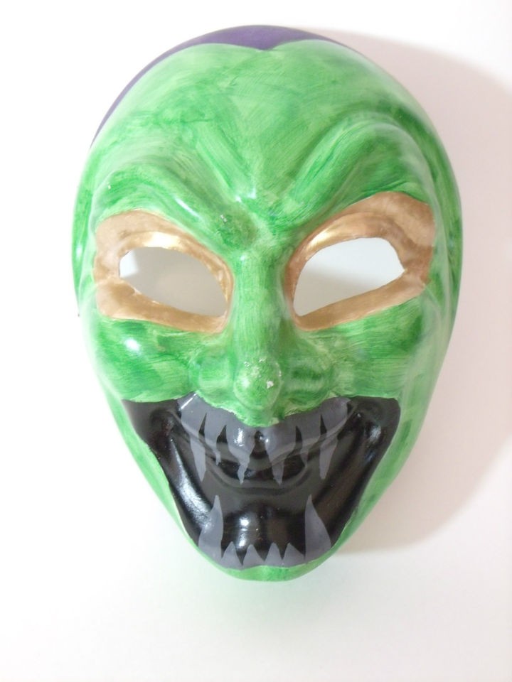 GREEN GOBLIN SPIDERMAN CUSTOM VENETIAN MASQUERADE MASK MARDI GRAS 