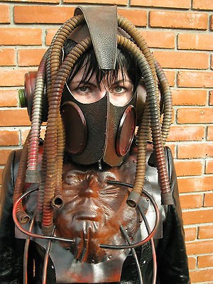 SALE Soviet vintage GAS MASKS goggles hood Halloween Steampunk Goth