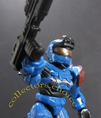 Halo Mega Bloks UNSC Blue Grenadier Spartan with Black Reach Assault on ...