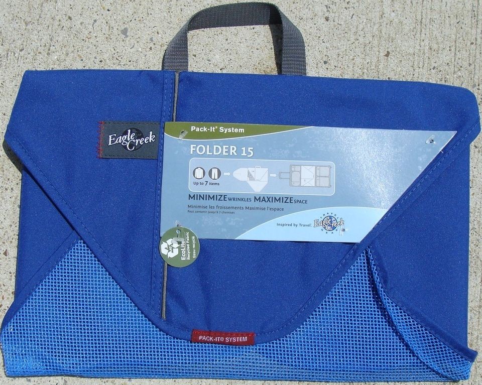 EAGLE CREEK 2011 PACK IT FOLDER 15   PACIFIC BLUE