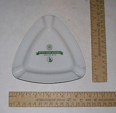 BRISTOL HOTEL KEMPINSKI   BERLIN W 15   Porcelain ASHTRAY   OTTO 