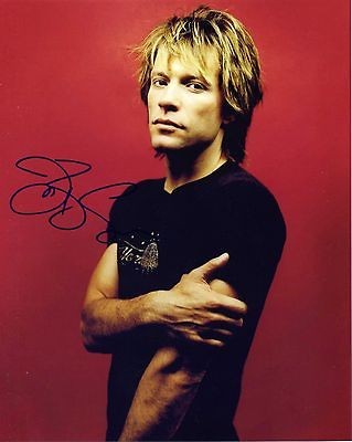 jon bon jovi signed in Autographs Original