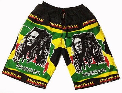 JAMAICA RASTA REGGAE BOB MARLEY HIPPIE SHORTS PANTS JS9 FREE SIZE