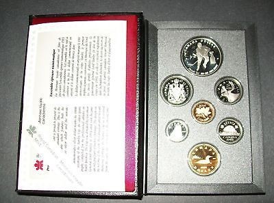 1993 Stanley Cup Sterling Silver 7 Coin Proof Set 93 B1