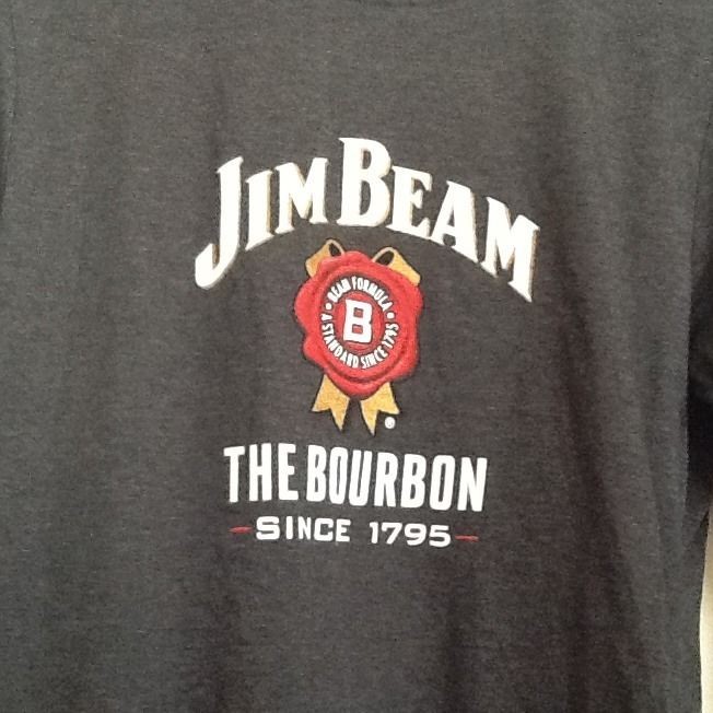 Jim Beam Bourbon Graphic T Shirt Womens Sz Sm/M Bella Long Sleeve THE 