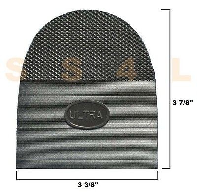 Mens Ultra Rubber Heel, Shoe Repair Toplift, 1/4 Thick   1 PAIR  NEW