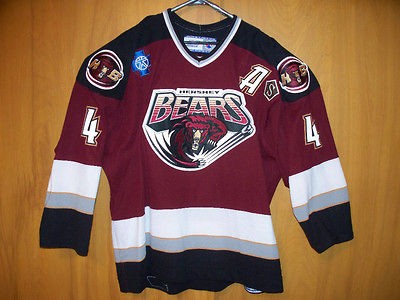 HERSHEY BEARS CALDER CUP GAME WORN JERSEY  AHL   MARK WOTTON