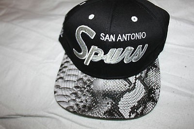 SAN ANTONIO SPURS SNAKESKIN STRAPBACK SUPREME SNAPBACK TISA MITCHELL 