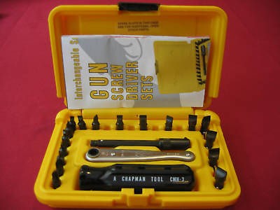 NEW CHAPMAN SCREWDRIVER SET # 9600 GUNSMITH GUN SMITH  QUALITY 