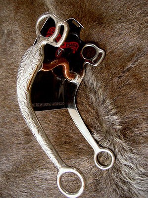 Circle Y Stainless Steel Horse Bit 5 Mouth Tack Oak Leaf Carving 