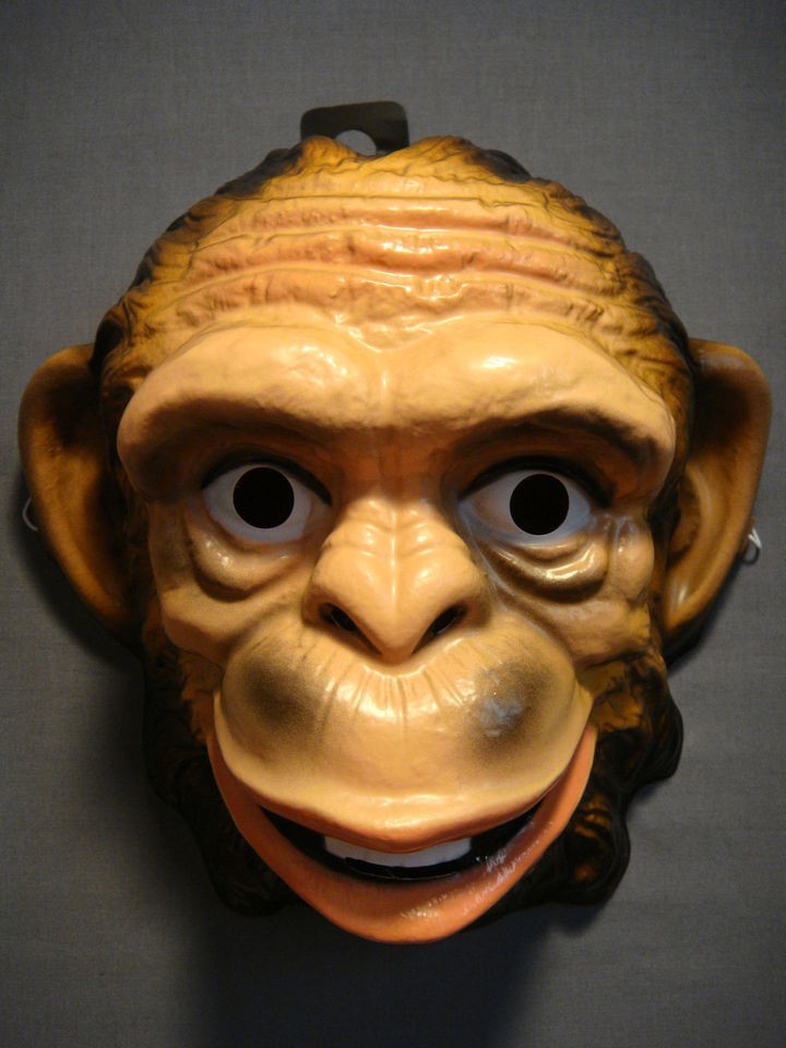 MONKEY SAFARI JUNGLE ZOO ANIMAL HALLOWEEN MASK PVC NEW