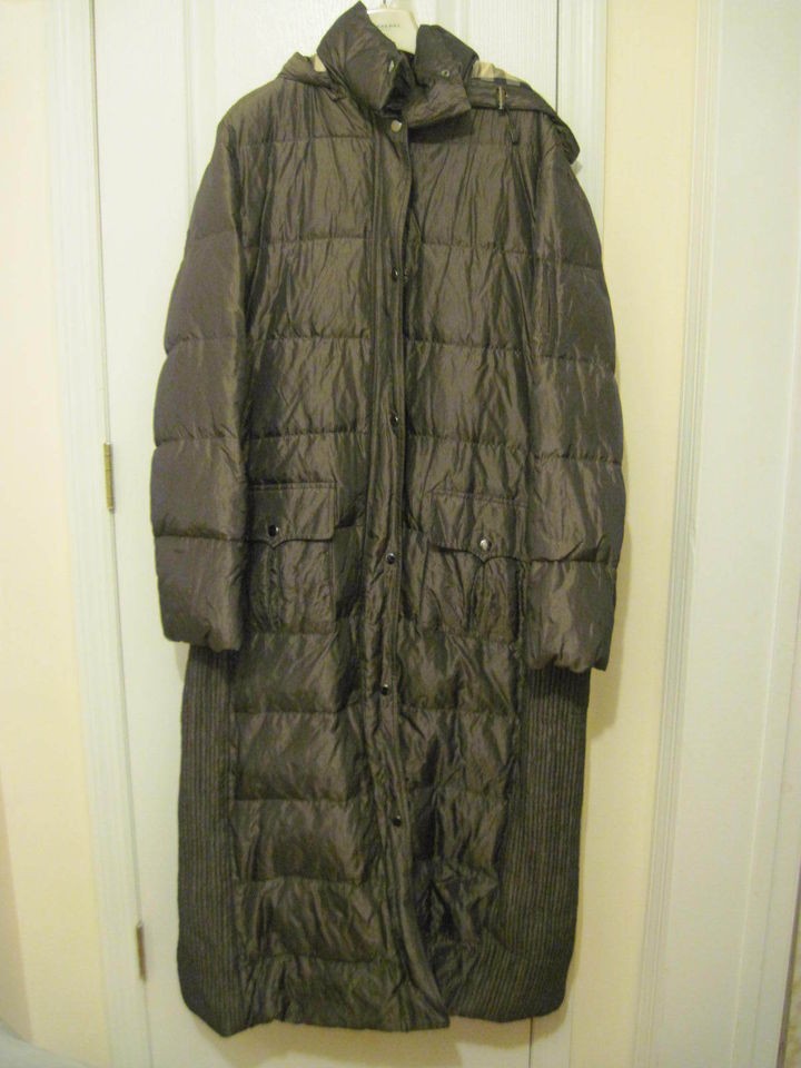 authentic Burberry prorsum down coat size xl brown excellent condition 