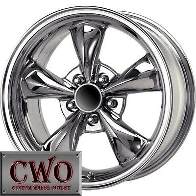 18 Chrome Replica Bullitt Wheels Rims 5x114.3 5 Lug Mustang 350Z G35 